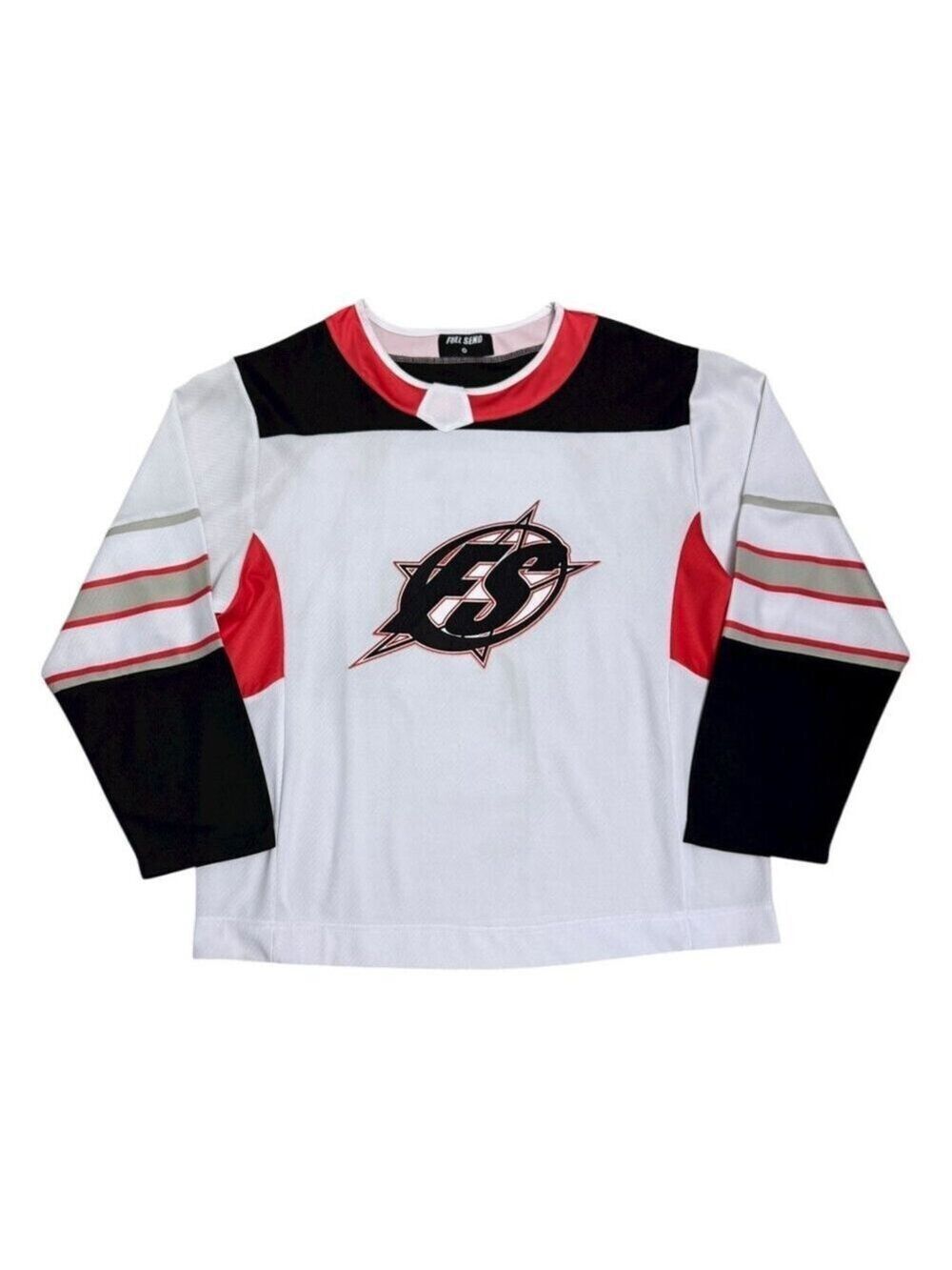 FULL SEND Nelk Boys Hockey Jersey Merch Mens Medium
